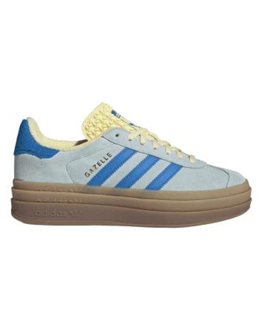 Gazelle Bold Almost Bright And Almost Yellow di Adidas in Blue