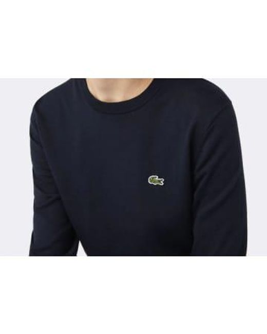 Wmns Knit Jersey di Lacoste in Blue