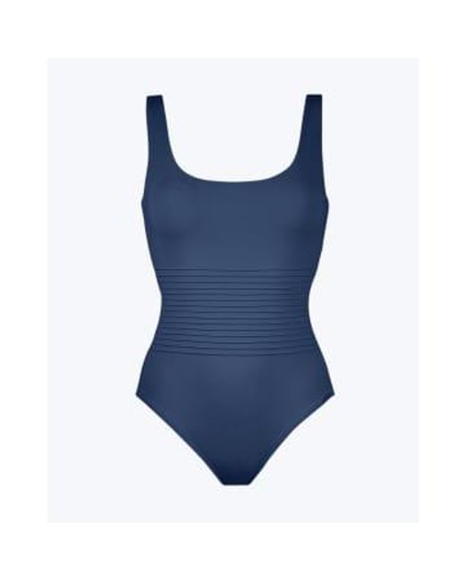 Maryan Mehlhorn Blue Swimsuit 38