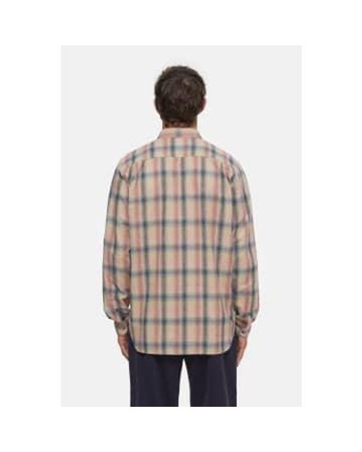 - chemise lumberjack carreaux - flanelle coton & lin - dust - s Closed pour homme en coloris Multicolor