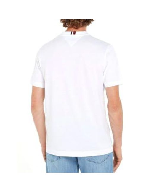 Tommy Hilfiger White T-shirt Mw0mw33987 Ybr S for men