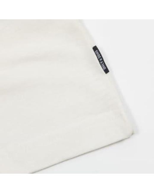 Only & Sons Nur & sons surf club t-shirt in weiß in White für Herren