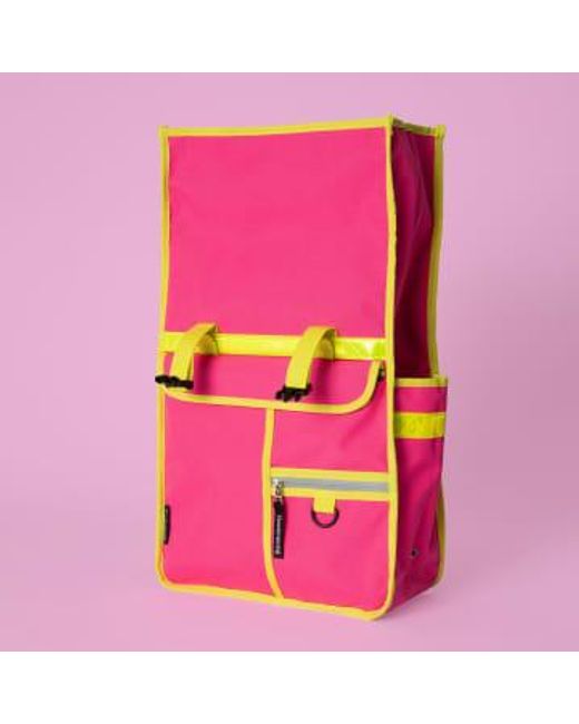 Goodordering Pink Rolltop Backpack Pannier