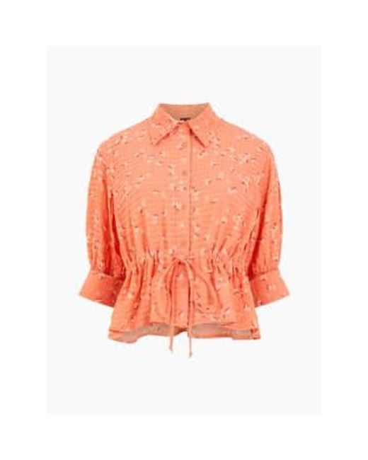 French Connection Orange Gretta Shirt