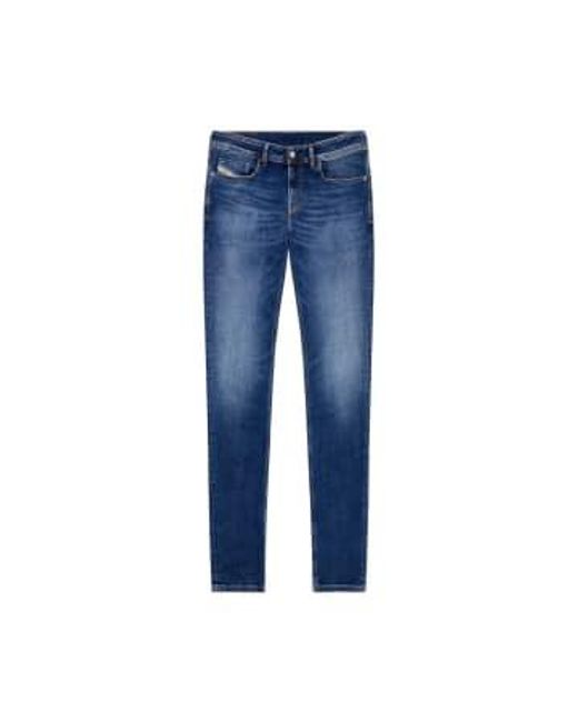 DIESEL Blue 1979 Sleenker 09h63 Skinny Stretch Jeans for men
