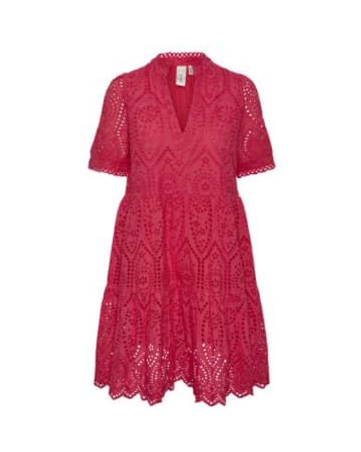 Sorbete frambuesa Holi Dress Y.A.S de color Pink