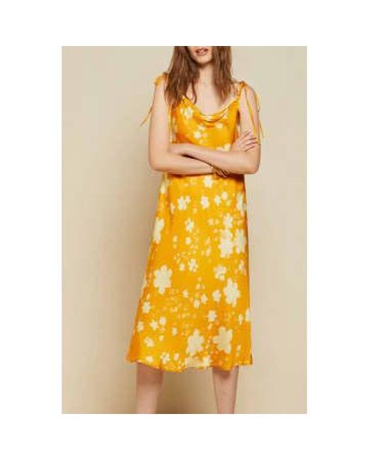 Ottod'Ame Yellow Floral Dress