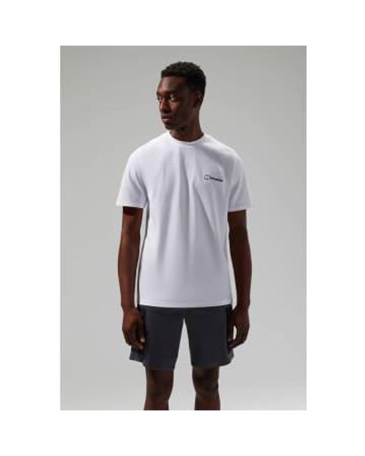 Berghaus Gray S Mtn Silhouette Short Sleeve T Shirt Medium for men