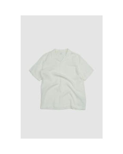 Universal Works White Road Shirt Ecru Toga Cotton S for men