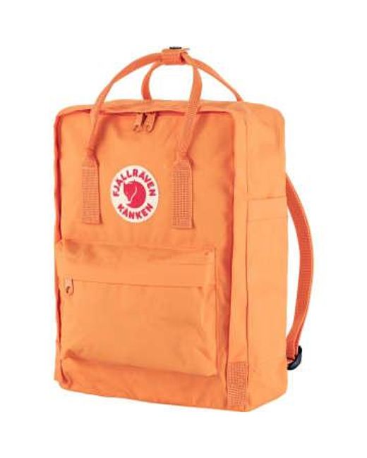 Fjallraven Orange Kanken Bag Sunstone One Size for men