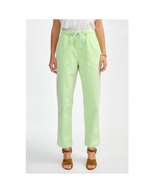 Pantalones pizzy las vegas Bellerose de color Green