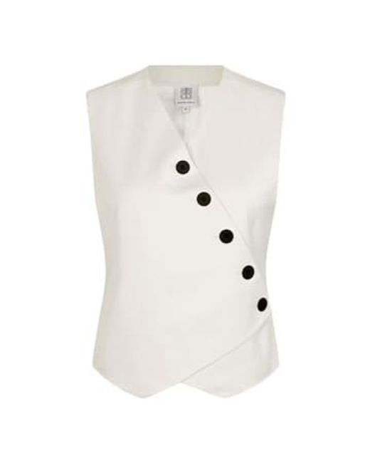 Second Female White Kaleem Waistcoat L