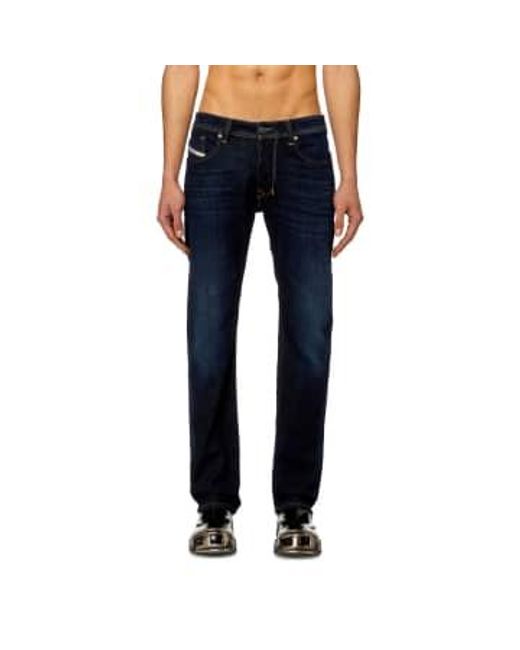 DIESEL Blue 1985 Larkee 009zs Straight Stretch Jeans for men