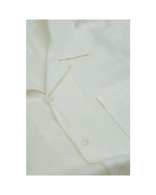 Universal Works White Road Shirt Ecru Toga Cotton S for men