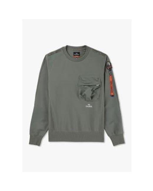 Parajumpers Gray S Sabre Sweatshirt for men