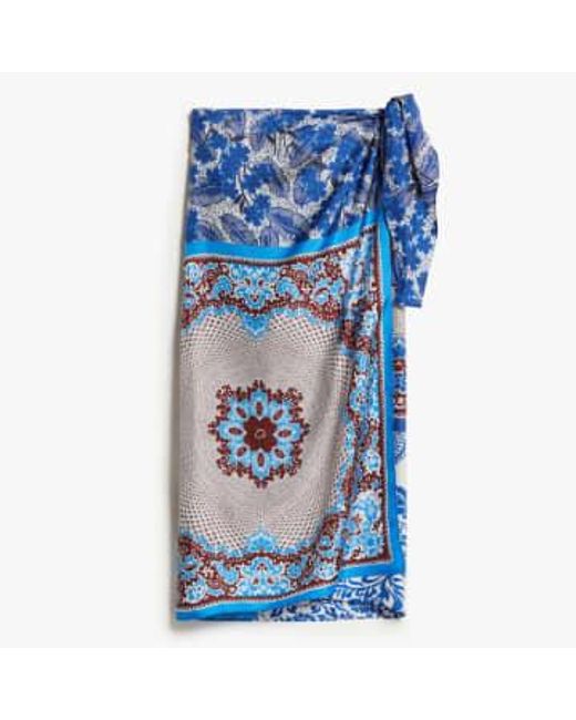 Maxmara weked nuevo ivory sarong jupe New Arrivals en coloris Blue