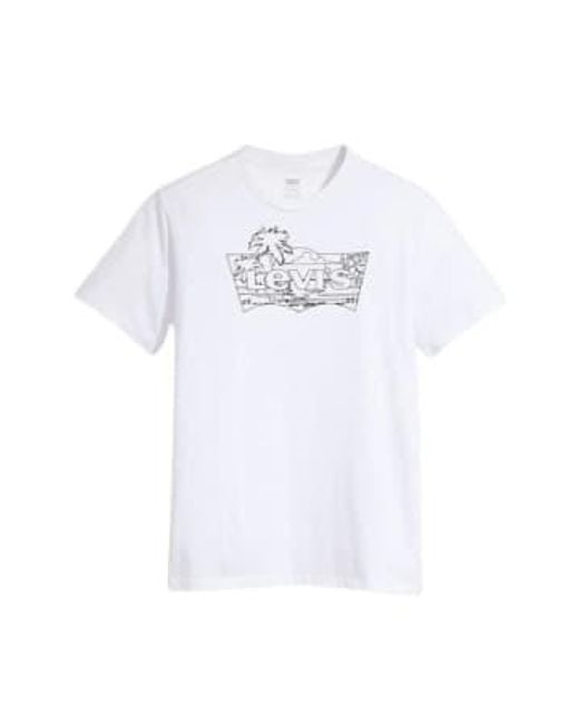 Levi's White T-shirt 22491 1476 for men