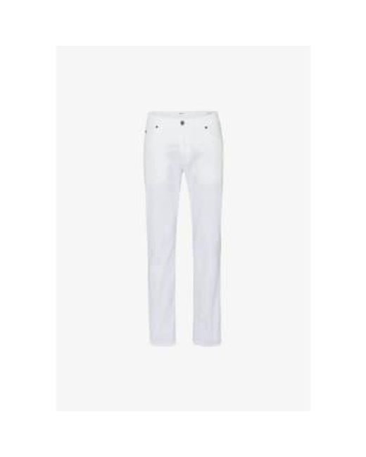 Cadiz 5 pantalon poche blanc 3408/99 Brax pour homme en coloris White