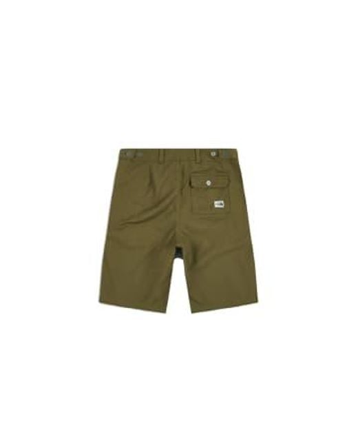 The North Face Green Ripstop Cotton Shorts Military for men