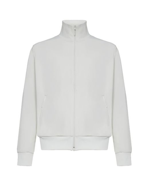adidas Grey S Track Jacket in White for Men | Lyst