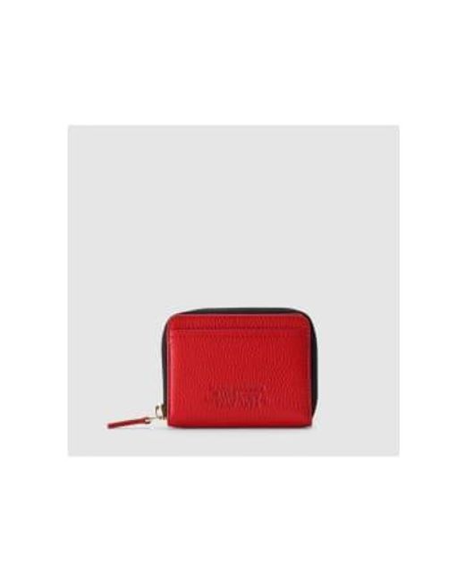 Marc Jacobs Red Zip Wallet One-size