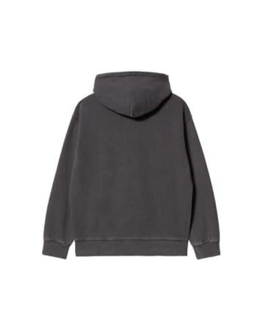 Carhartt Gray Sudadera Hooded Nelson Charcoal for men