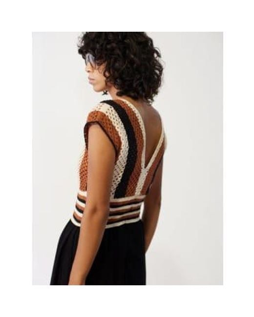 SKATÏE Black Crocheted Sun Dress S