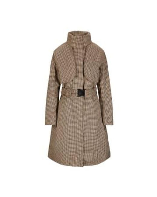 BRGN Brown Skyet Coat S / Check