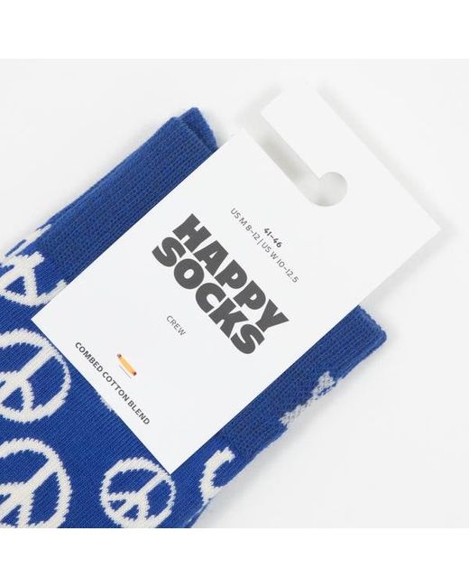 Happy Socks Blue Peace Socks for men