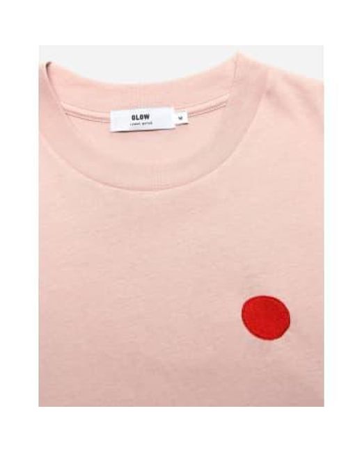 Olow Pink Pastel Oversized Draco T Shirt L for men