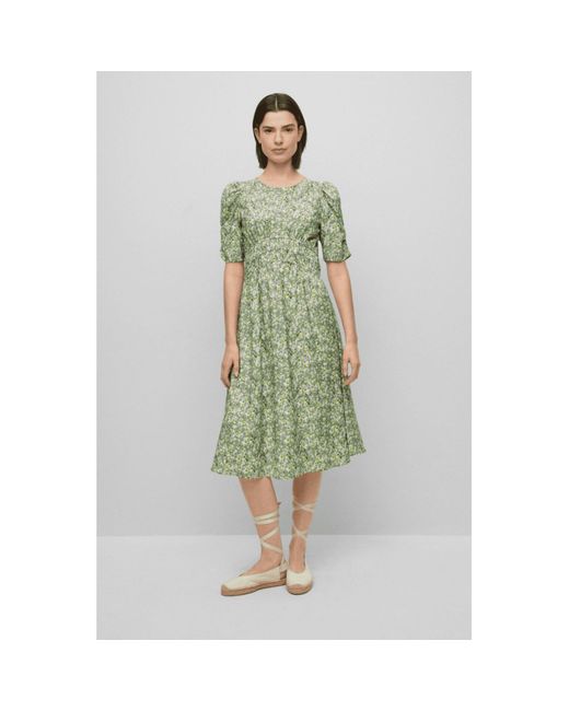 Boss hotsell green dress