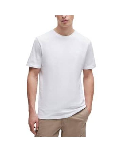 Boss White New Tales T-shirt for men