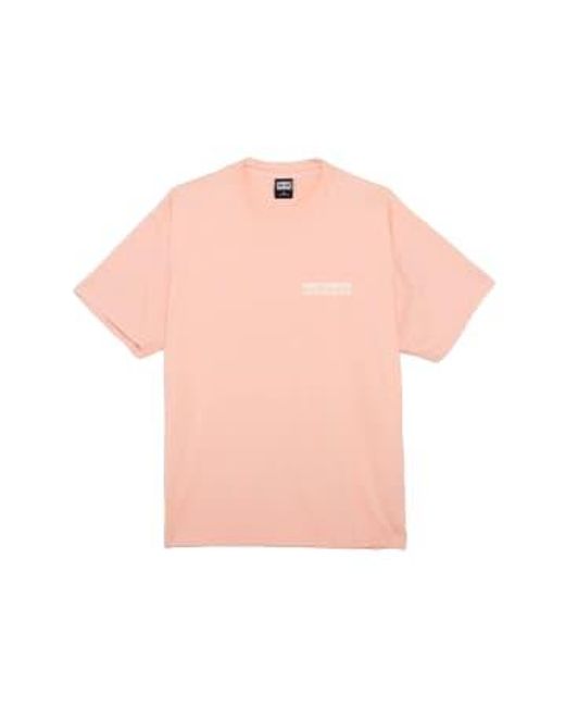 Obey Pink Studios Eye T-shirt Peach Parfait Medium for men
