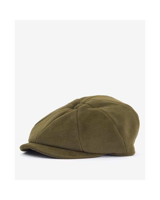 Barbour Green Brendon Bakerboy Hat for men