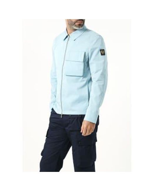 Belstaff Blue S Runner Overshirt for men