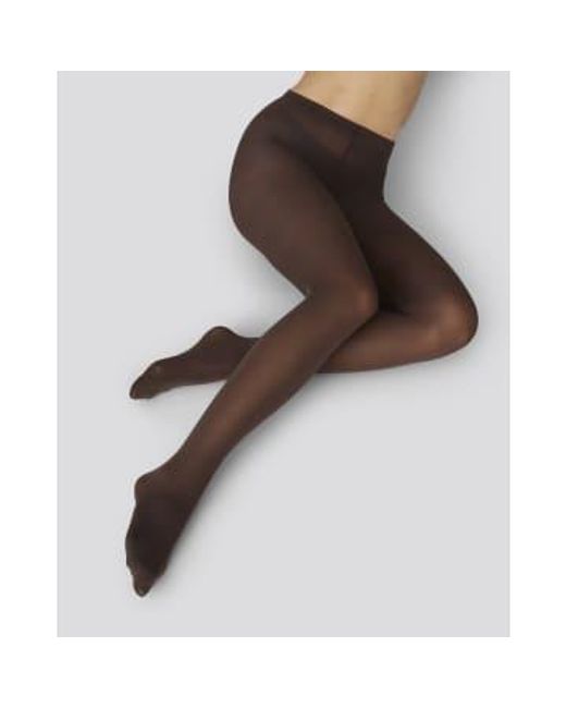 Swedish Stockings Olivia Premium Tights Dark Brown