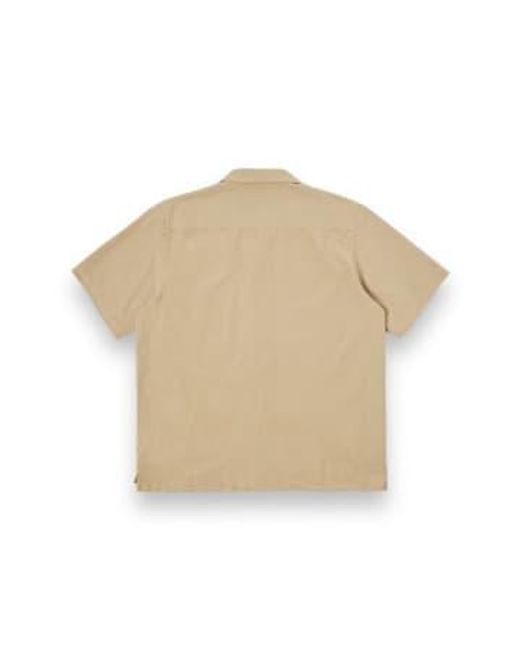 Universal Works Camp II -Shirt 30269 Gardenia Lycot Summer Eiche in Natural für Herren