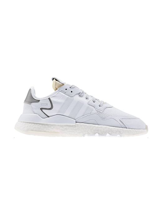 adidas Scarpe Nite Jogger Uomo Crystal White/crystal White/cloud White |  Lyst