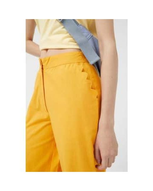 Compañía Fantástica Yellow Rohi Straight Suit Pants Xs