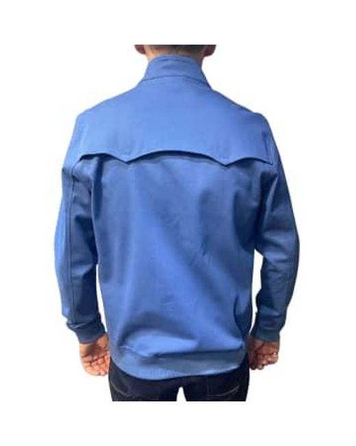 Gabicci Blue Hamilton Harrington Jacket for men