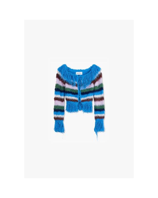 House Of Sunny Blue Vivienne Feather Knit