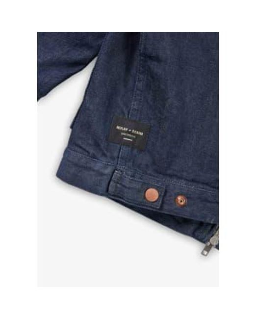 Replay Blue S Short Jacket for men