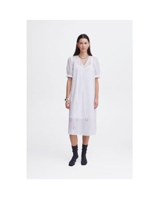 Ichi White Ulrica Dress Xs