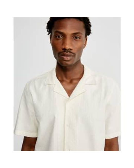 Edmmond Studios White Sleeve Shirt Cuts Artisan Off S for men