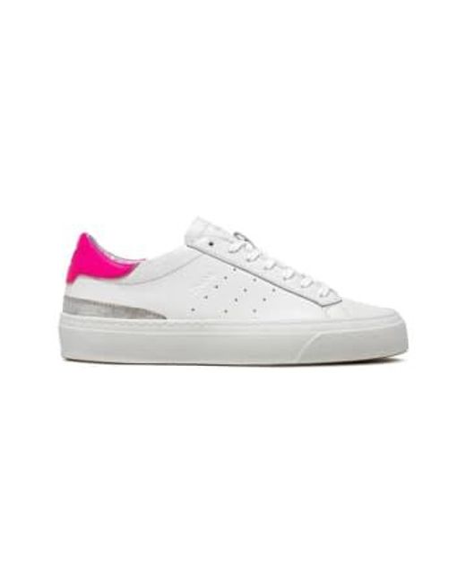 Date White Sonica Pop Trainers 36