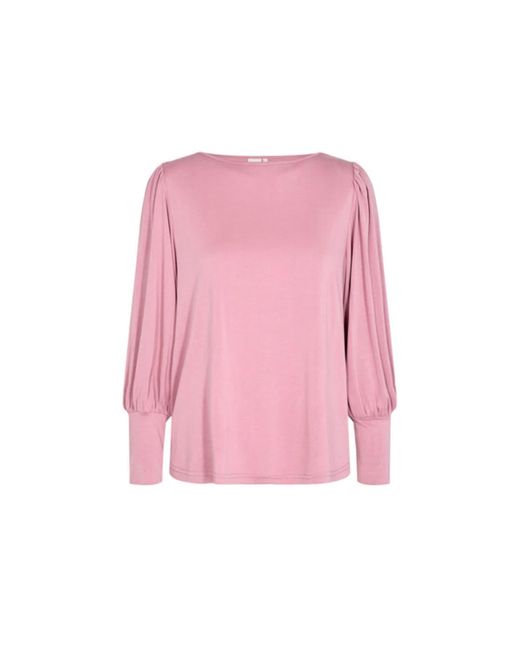 Numph Nusofia Blouse Lilas in Pink | Lyst