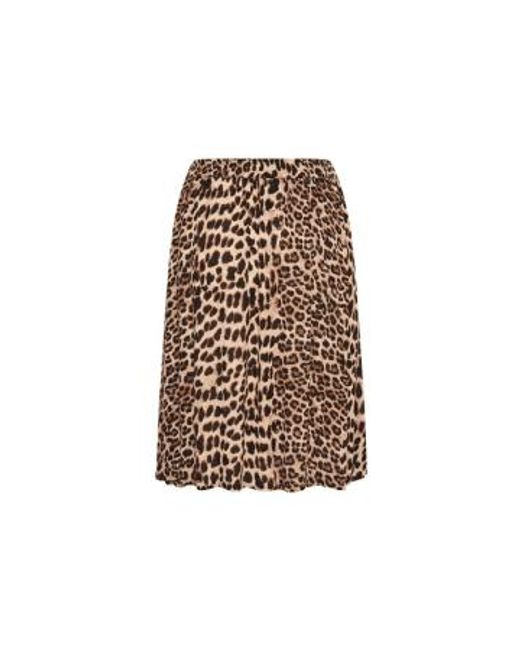 Kaffe Brown Amber Short Skirt