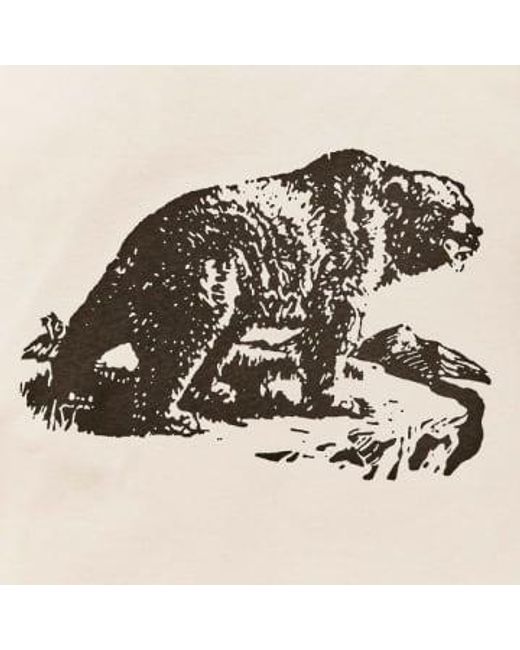 Frontier Graphic T Shirt Bear di Filson in Natural da Uomo