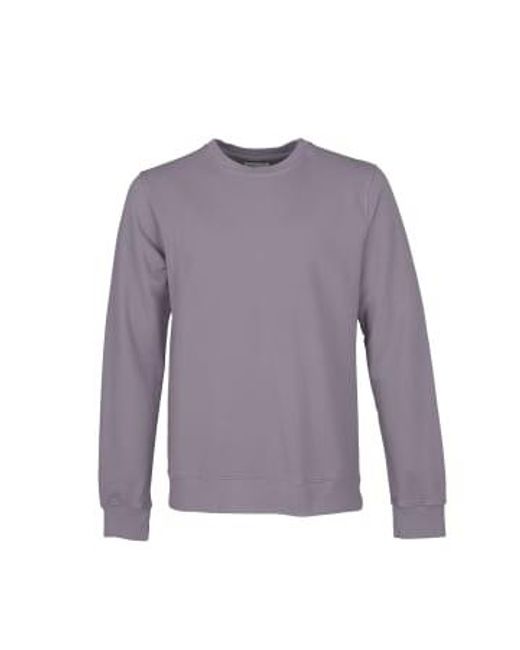 Sweat-shirt l'équipage biologique classique haze COLORFUL STANDARD pour homme en coloris Purple