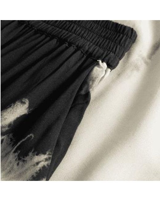 Depeche Black Printed Kia Skirt S/m